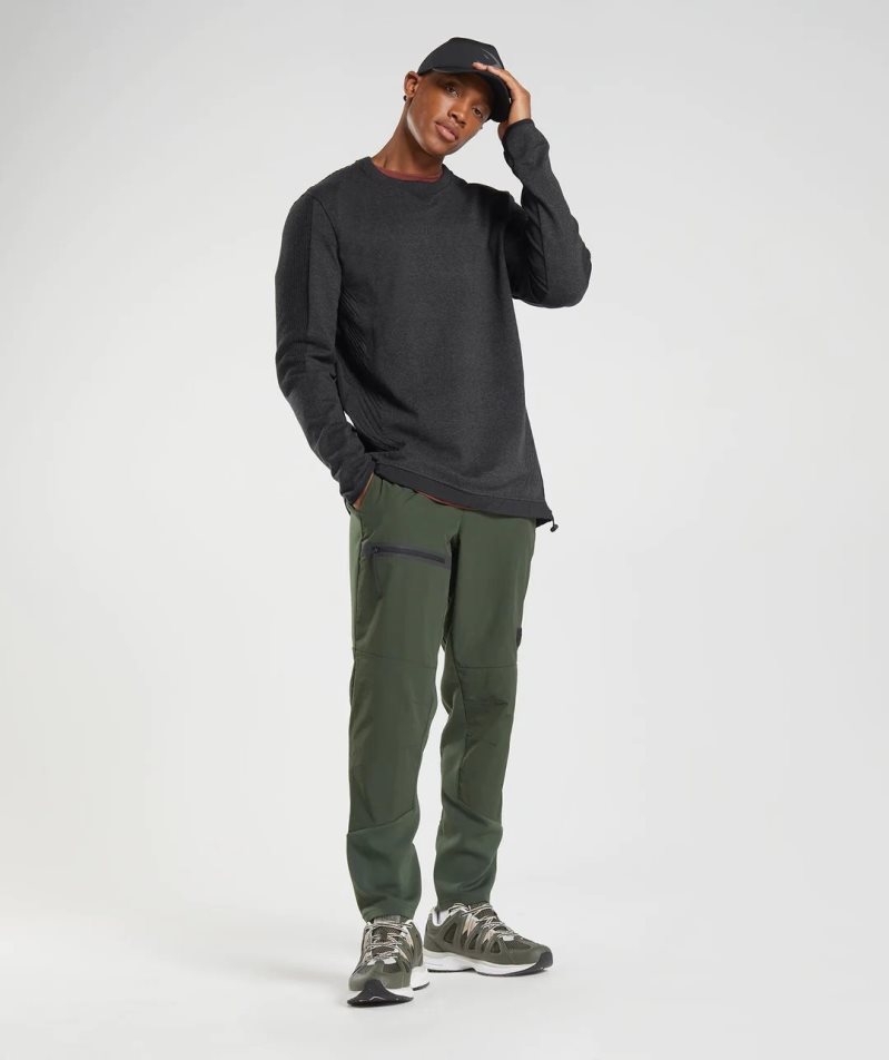 Men's Gymshark Retake Woven Jogger Olive | CA D67N3A